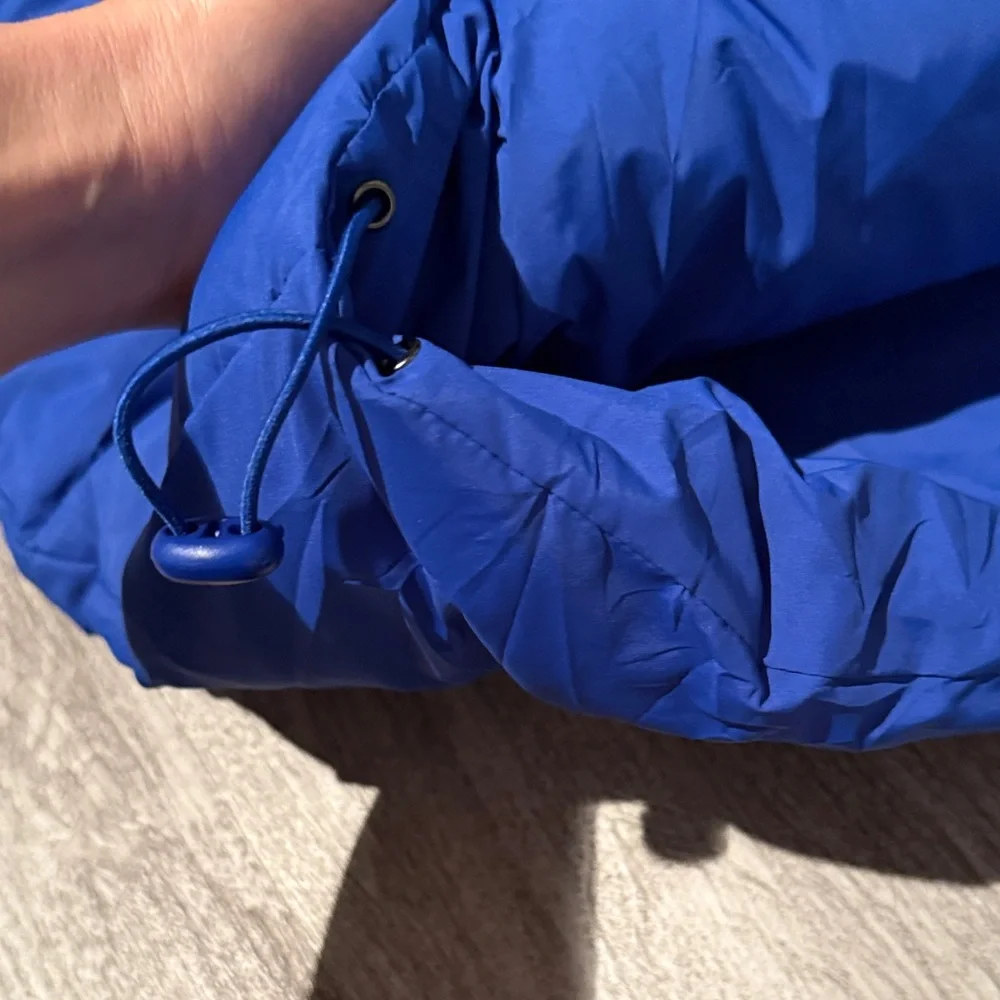 Royal Blue Puffer Vest - Women's Sleeveless Jacket - Picture 4 of 14